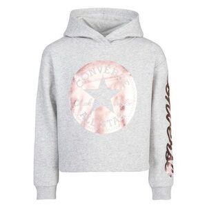 Girls converse cropped hoodie